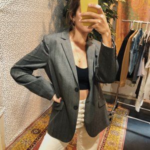J.Crew Women's Gray Wool Blazer 8